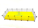 Klatka modułowa C&C Cage 5x2 180x75 cm dla świnki morskiej królika jeża małych zwierząt